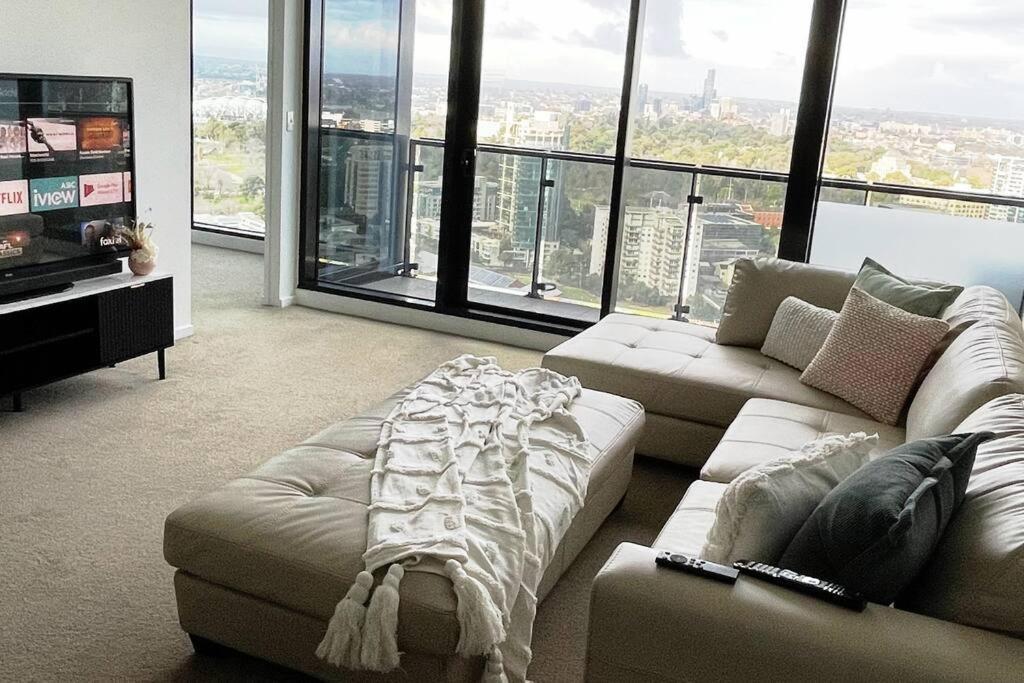 Lux 3 Bedroom Apartment In Southbank Мельбурн Экстерьер фото